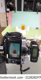 A Set Of Food And Ingredients For A Food Photo Shoot