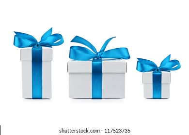 Set Of Gift Box Isolated