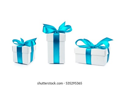 Set Of Gift Box Isolated