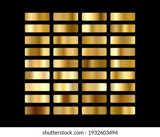 Golden gold illustration collection