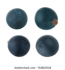 Set Of Juniper Berries Isolated