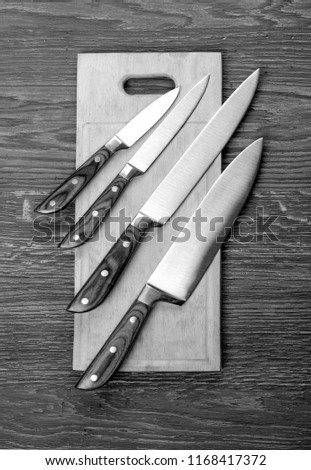 Similar – three old kitchen knives