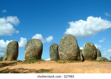 Set of menhirs
