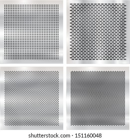 Set metal grids.  - Shutterstock ID 151160048