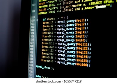 Set of mysql queries in a database management software. Querying and updating an SQL database, PHP script for updating