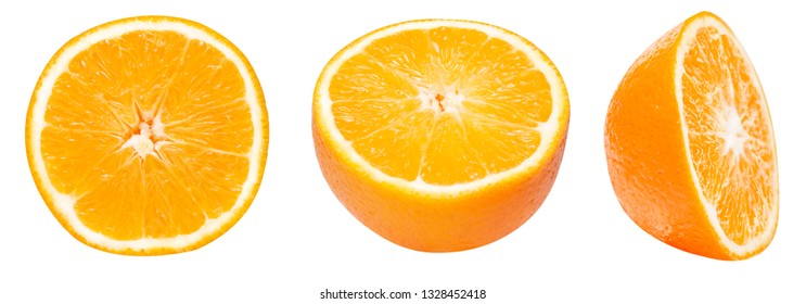 Set Orange Photos Different Sides Piece Stock Photo 1328452418 ...