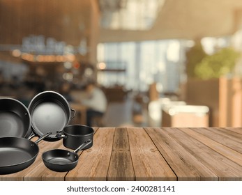 set pan in the table