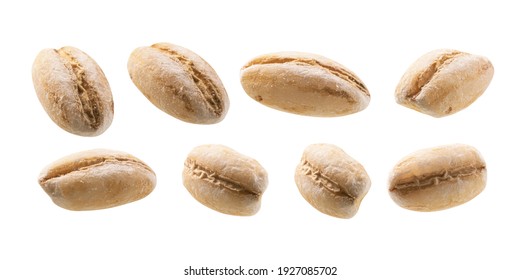 A set of pearl barley. Isolated on a white background - Powered by Shutterstock