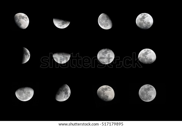 Set Phases of The\
Moon