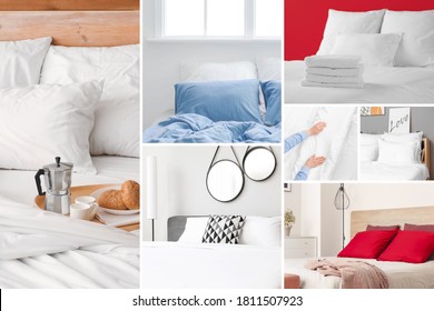 Set Of Pictures With Comfortable Beds