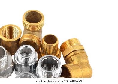 Stainless Steel Fitting Threaded Fitting Stock Photo (Edit Now) 1177860019