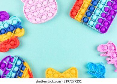 Set Popular Colorful Fidget Toys On Stock Photo 2197279231 | Shutterstock