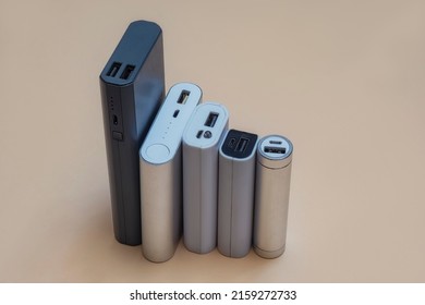 Set Power Banks Different Sizes On Stock Photo 2159272733 | Shutterstock