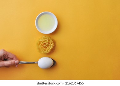 A set of products symbolizing a full-fledged diet consisting of proteins, fats and carbohydrates. Examples of foods containing proteins, fats and carbohydrates - Shutterstock ID 2162867455