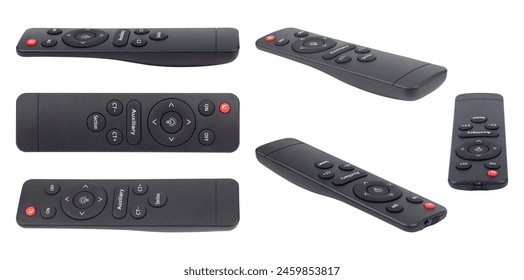 set remote control for lamp isolated from background	