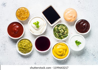 Set Sauces Ketchup Mayonnaise Mustard Soy Stock Photo 1199643217 ...