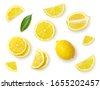 top view lemon