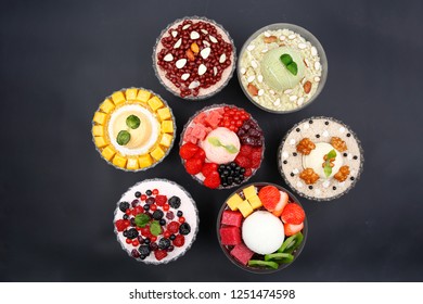 A set of smoothies