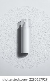 Set up spray female cosmetics modeling spray white drops - Shutterstock ID 2280657929