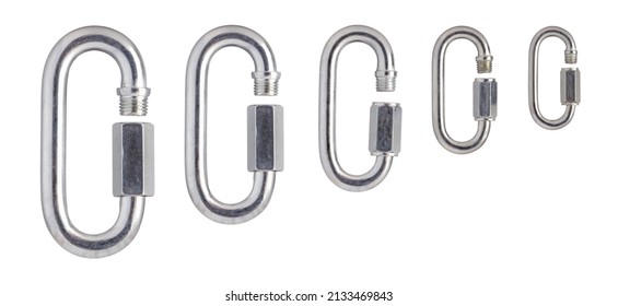 Set Stainless Steel Carabiner Oval. Quick Link Connector Rigging Hardware Heavy Duty Stainless. Screwlock Quick Link Lock. Ring Hook Chain Rope Connector Buckle Locked Hook.