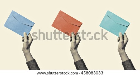 Similar – Image, Stock Photo A man holds three jars of pickled green peppers in his hands