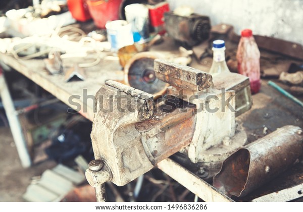 set of tools for
car repairing background