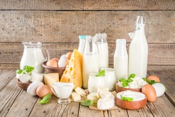 Various farm dairy products featuring dairy, product, and milk | Food ...