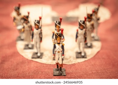 A set of vintage tin Soldier figurines - Powered by Shutterstock