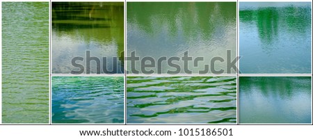 set of water texture