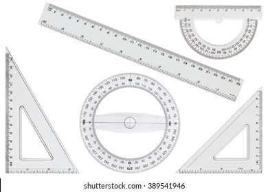 Premium Vector  Ruler drawing geometric background mathematical