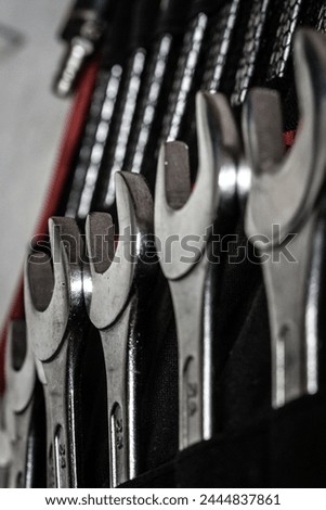 set of wrenches in a case