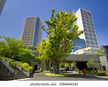 Setagaya-ku, Tokyo, Japan-April 2021 20: Futako Tamagawa Rise. It Is A Complex Facility Adjacent To Futakotamagawa Station.