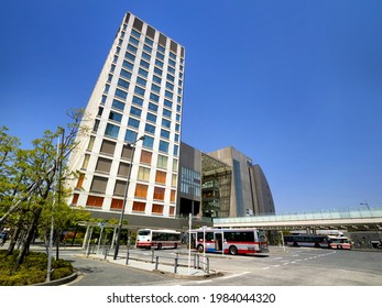 Setagaya-ku, Tokyo, Japan-April 2021 20: Futako Tamagawa Rise. It Is A Complex Facility Adjacent To Futakotamagawa Station.