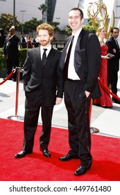 Seth Green And Matthew Senreich At The 2008 EMMY Creative Arts Awards Held At The Nokia Theater In Los Angeles, USA On September 13, 2009.