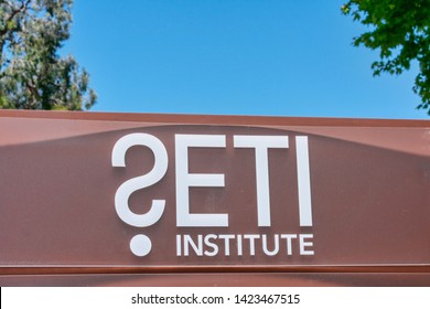 SETI Institute Sign And Logo Near A Not-for-profit Research Organization Headquarters In Silicon Valley - Mountain View, California, USA - June 12, 2019