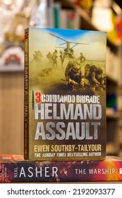 Setif, Algeria - July 2, 2022: Close Up Ewen Southby-Tailyour's 3 Commando Brigade: Helmand Assault Book Inside A Bookshop.