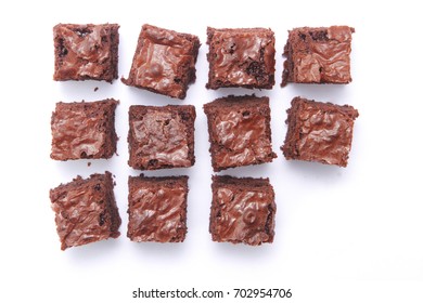 Sets Of Brownies Cake With 1 Missing Piece