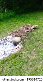 Setting Up The Camping Fire. Getting Fire Wood Ready For Camping. Camp Site. Fire Pit. Outdoor Recreation. Summer Living. Camping Outside With A Fire Pit. Setting Yourself Up For Success. Overnight