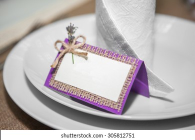 setting cards on the table in the style of Provence