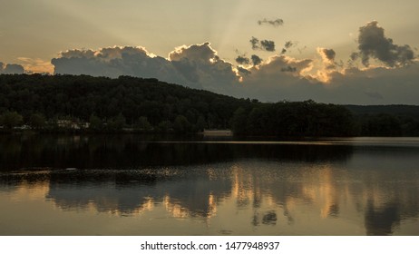Setting Reflections with the evening sun