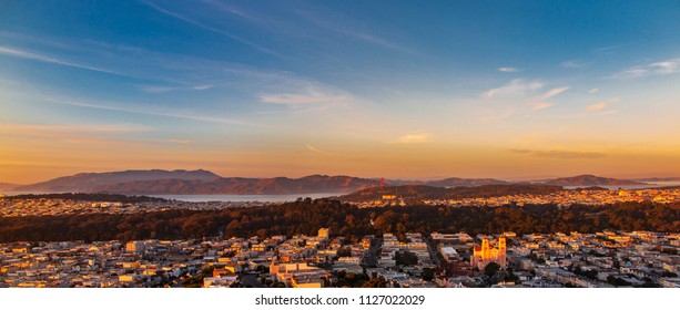 Setting Skies On San Fransico