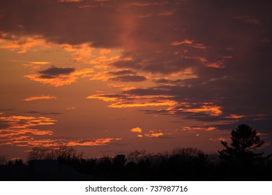 Setting Sun In Grand Traverse County