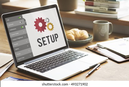Setup Settings Configuration Tools Concept - Shutterstock ID 493271902