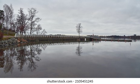 Seurasaari Island In Finnish Helsinki: Autumn, Old Pier.