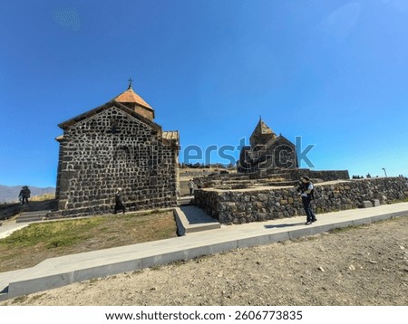 Sevanavank Monastery on the shote of Lake Sevan in Armenia