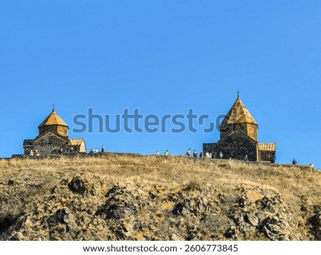 Sevanavank Monastery on the shote of Lake Sevan in Armenia