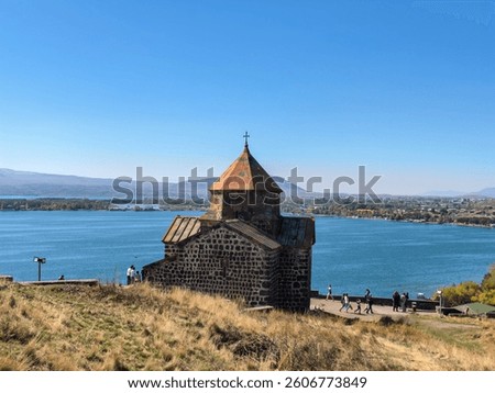 Sevanavank Monastery on the shote of Lake Sevan in Armenia