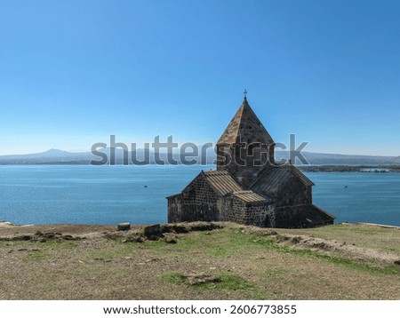 Sevanavank Monastery on the shote of Lake Sevan in Armenia