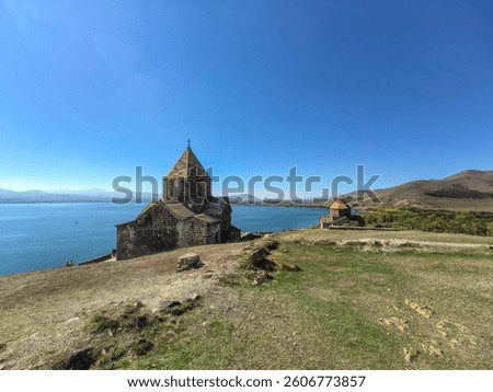 Sevanavank Monastery on the shote of Lake Sevan in Armenia