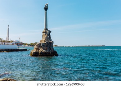 Sevastopol, Crimea, Russia, september 2020: Iconic monument to the Russian sunken ships in Sevastopol Bay - Shutterstock ID 1926993458